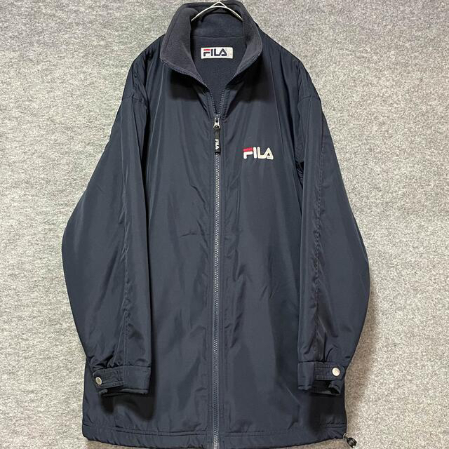 FILA(フィラ)のFILA フィラ　デカロゴ刺繍　ナイロンジャケット　コーチジャケット メンズのジャケット/アウター(ナイロンジャケット)の商品写真