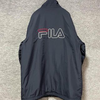 フィラ(FILA)のFILA フィラ　デカロゴ刺繍　ナイロンジャケット　コーチジャケット(ナイロンジャケット)