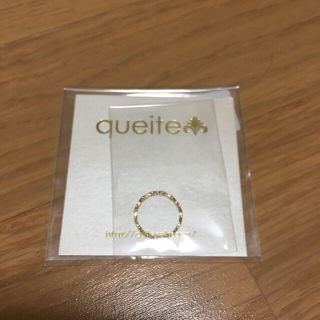 queite ギザギザピンキーリング(リング(指輪))