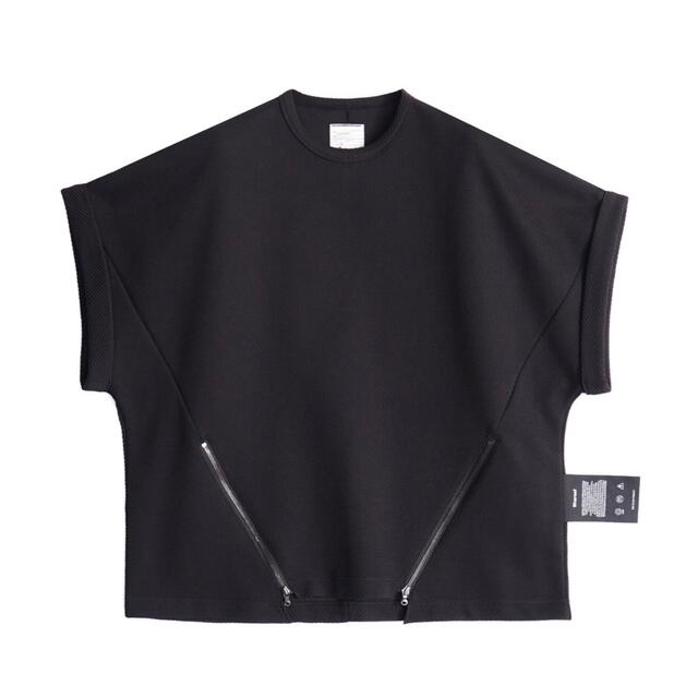 Tシャツ/カットソー(半袖/袖なし)SHAREEF シャリーフRIDGE TWILL ZIP-HEM DOLMAN