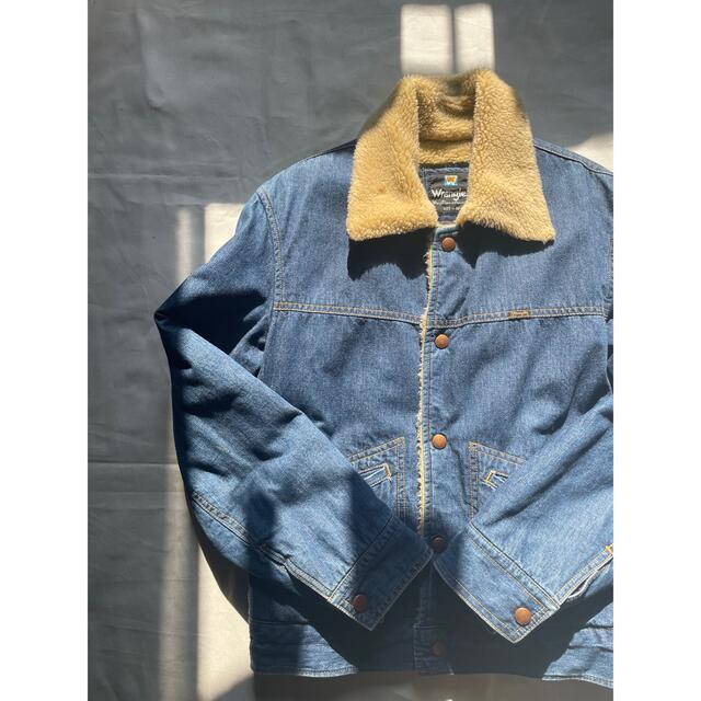 90s ラングラー ボア denim jacket デニムジャケット Gジャン - G ...