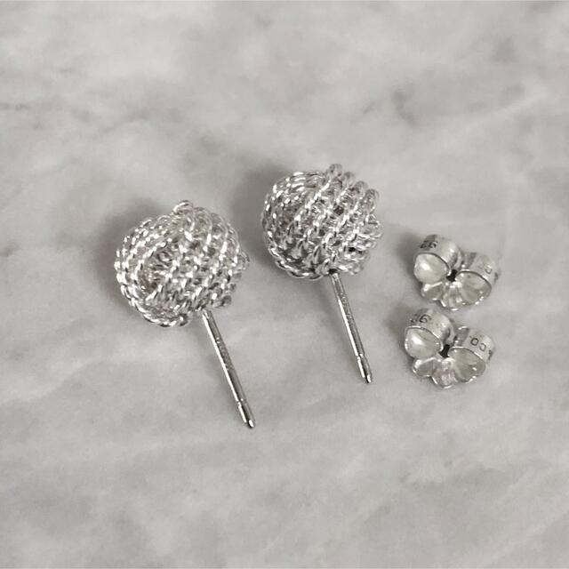 Tiffany & Co.(ティファニー)のティファニー　ピアス　ツイスト　ノット　サマセット　メッシュ　シルバー925 ☆ レディースのアクセサリー(ピアス)の商品写真