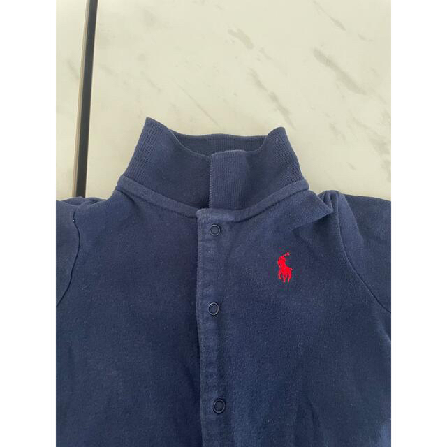 Ralph Lauren(ラルフローレン)のラルフローレン　ロンパース　カバーオール　3M ネイビー キッズ/ベビー/マタニティのベビー服(~85cm)(カバーオール)の商品写真