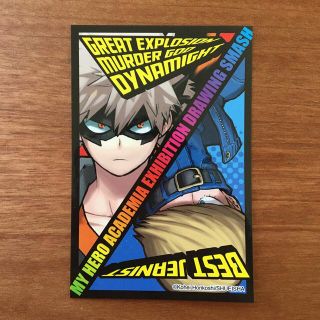 僕のヒーローアカデミア【ヒロアカ展】プチケーキ　おまけステッカー　爆豪勝己(キャラクターグッズ)
