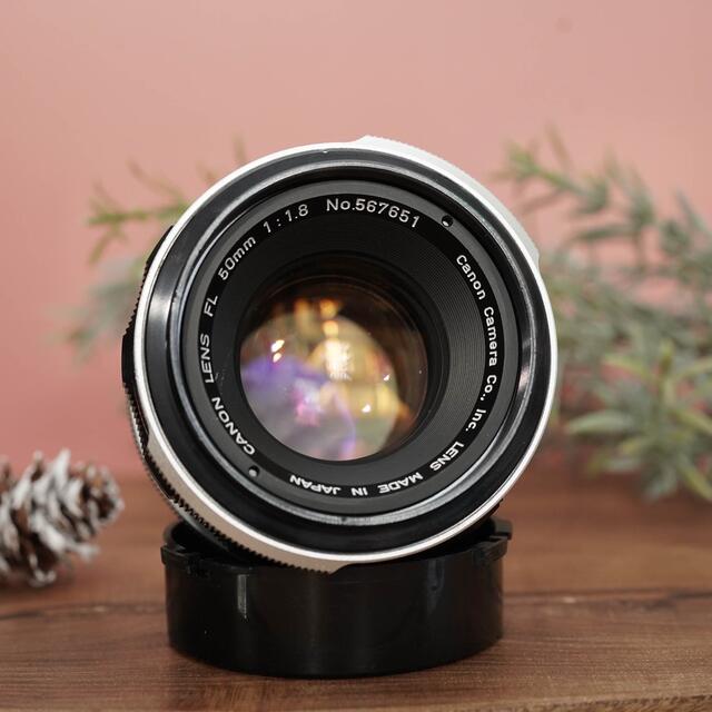 上美品 オールドキャノン銘玉 レンズ単焦点