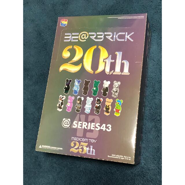 MEDICOM TOY(メディコムトイ)の【新品未開封】BE@RBRICK SERIES 43  20th エンタメ/ホビーのフィギュア(その他)の商品写真