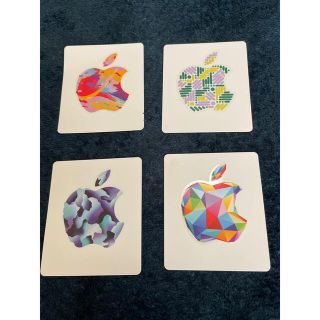 アップル(Apple)のアップルギフトカード　シール4枚(シール)