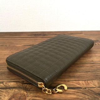 celine - 未使用品 CELINE ラージジップウォレット カーキ 156の通販