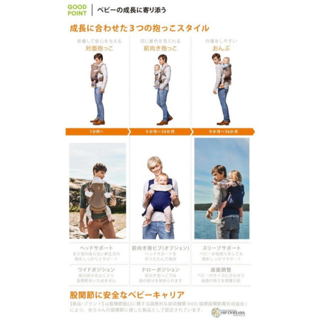 Stokke(ストッケ)のストッケ　マイキャリア　抱っこ紐 キッズ/ベビー/マタニティの外出/移動用品(抱っこひも/おんぶひも)の商品写真