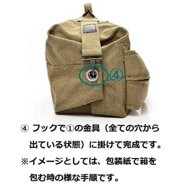 ドラム バッグ 35L ミリタリーバッグ カーキ リュックサック 帆布 メンズのバッグ(ドラムバッグ)の商品写真