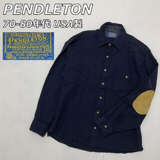 ペンドルトン(PENDLETON)の70-80年代 PENDLETON USA製 ウールシャツ 長袖 (シャツ)
