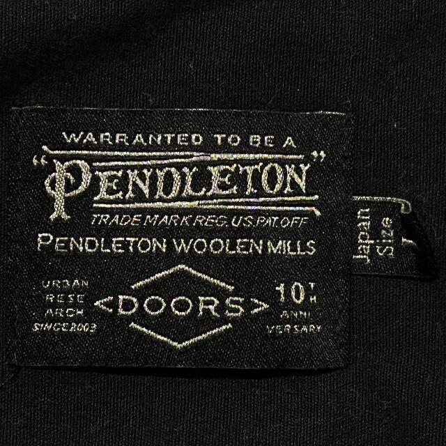 PENDLETON DOORS コラボ ネイティブ チェック 長袖 ウールシャツ 7