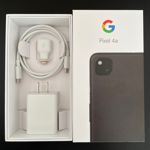 Google(グーグル)の【美品】Pixel4a 128GB Just Black スマホ/家電/カメラのスマートフォン/携帯電話(スマートフォン本体)の商品写真