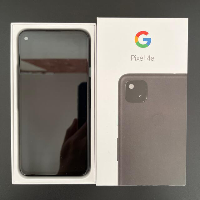 Google(グーグル)の【美品】Pixel4a 128GB Just Black スマホ/家電/カメラのスマートフォン/携帯電話(スマートフォン本体)の商品写真
