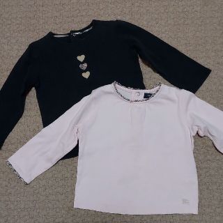 バーバリー(BURBERRY)のBURBERRY バーバリー  トップス 90   2枚セット(Tシャツ/カットソー)