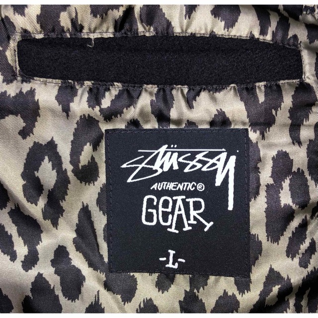 【美品】STUSSY ステューシー　カモフラ　ロングコート