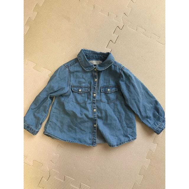 ZARA KIDS(ザラキッズ)のザラベビー　デニム　ズボン　80 キッズ/ベビー/マタニティのベビー服(~85cm)(パンツ)の商品写真