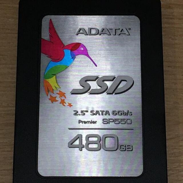 ADATA  SSD SP550 480GB  スマホ/家電/カメラのPC/タブレット(PCパーツ)の商品写真
