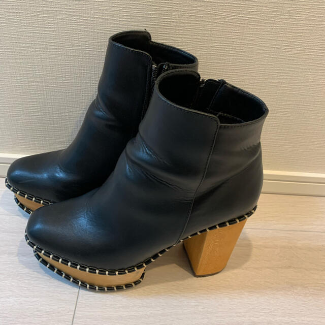 moussy マウジー ブーツ WOOD SOLE BOOTS