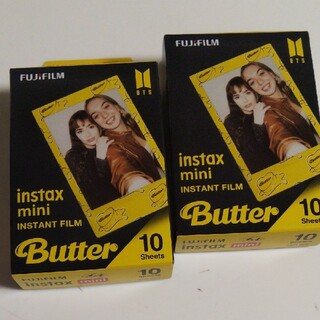 ボウダンショウネンダン(防弾少年団(BTS))のBTS Butter      instax mini  フィルム2箱(フィルムカメラ)