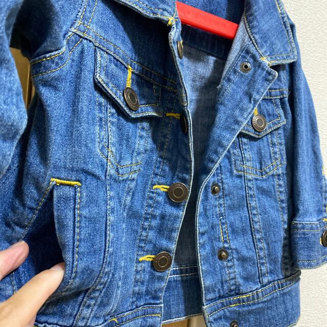 デニムジャケット　90 キッズ/ベビー/マタニティのキッズ服女の子用(90cm~)(ジャケット/上着)の商品写真