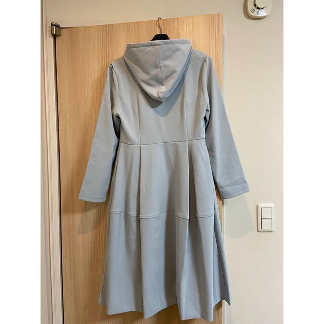 贈答 フォクシー 現行完売品 《Aster Coat》 ミッドナイトブルー 38