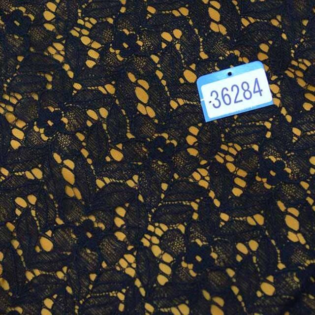 二尺袖 レース 着物 袴フルセット ショート丈 黒色 袴変更可能 NO36284 レディースの水着/浴衣(振袖)の商品写真
