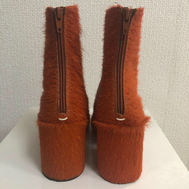 Maison Margiela マルジェラ ハラコ オレンジ ブーツ サイズ35