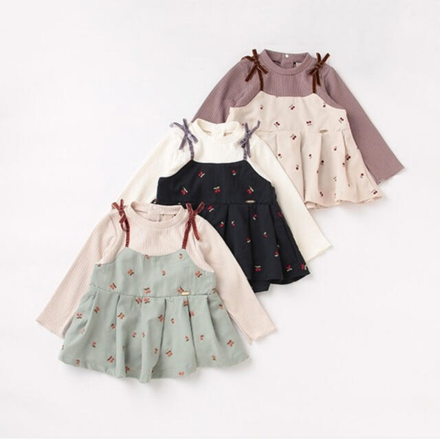 お取り寄せ】 チェリー刺繍ドッキングチュニック80 drenriquejmariani.com