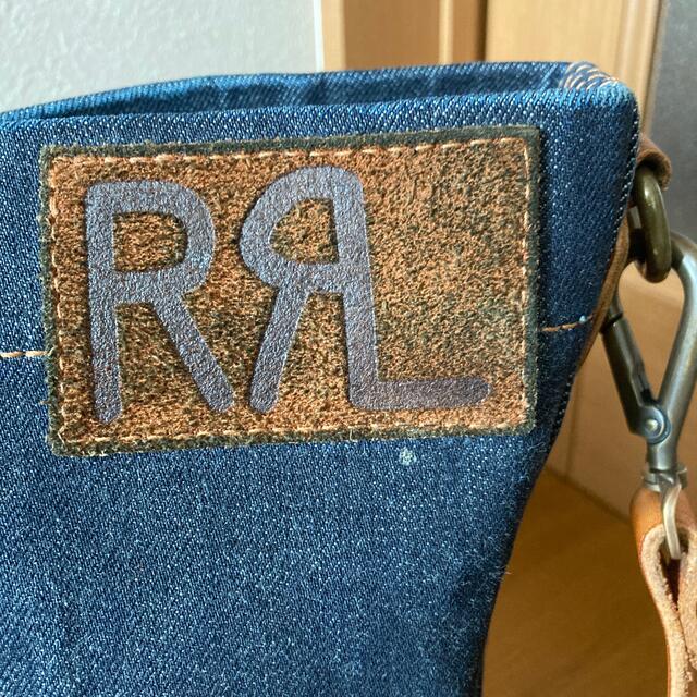 RRL(ダブルアールエル)のＲＲＬ（ダブルアールエル）デニム&革　２ウェイトートバッグ　中古品 メンズのバッグ(トートバッグ)の商品写真