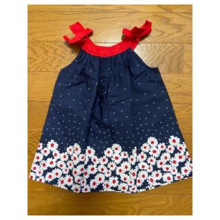 ベビーギャップ(babyGAP)のbabyGap ベビーギャップ　女の子　花柄 チュニック パンツ セット　春夏(タンクトップ/キャミソール)