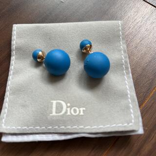 ディオール(Christian Dior) ピアス（ブルー・ネイビー/青色系）の通販 