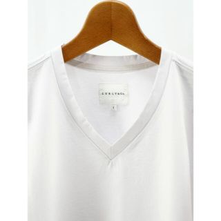 ジョンスメドレー(JOHN SMEDLEY)のCURLY & Co. UTM S/S V-NECK TEE  ライトグレー 2(Tシャツ/カットソー(半袖/袖なし))