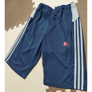 アディダス(adidas)の☆AHP-371 アディダス ハーフパンツ 紺&グレー サイズ L(トレーニング用品)