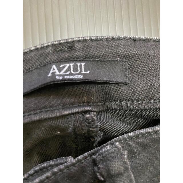 AZUL by moussy(アズールバイマウジー)のクラッシュデニムスキニー　AZUL レディースのパンツ(スキニーパンツ)の商品写真