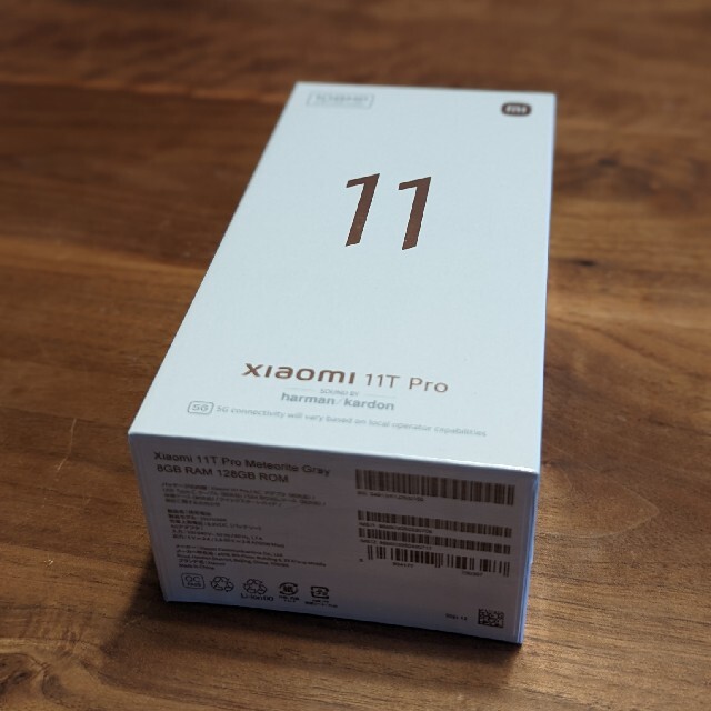 ANDROID(アンドロイド)のXiaomi 11T Pro 128 Gray 国内版SIMフリー スマホ/家電/カメラのスマートフォン/携帯電話(スマートフォン本体)の商品写真