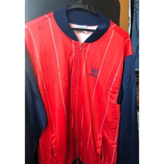 アディダス(adidas)のadidas アディダスジャージ　レッド XL(ジャージ)