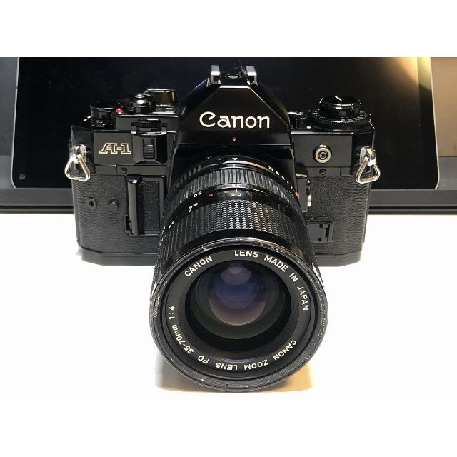 2075 整備済 良品 Canon A-1 35-70mm キヤノン フィルム機