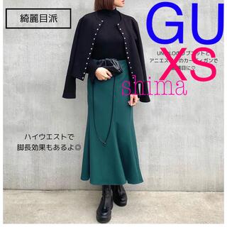 ジーユー(GU)のGU カットソーマーメイドロングスカート XS PLST　snidel(ロングスカート)
