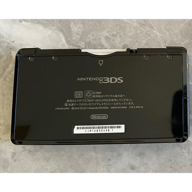 ニンテンドー3DS(ニンテンドー3DS)の任天堂3DS中古本体ブラック‼︎動作確認済み⭐︎ エンタメ/ホビーのゲームソフト/ゲーム機本体(携帯用ゲーム機本体)の商品写真