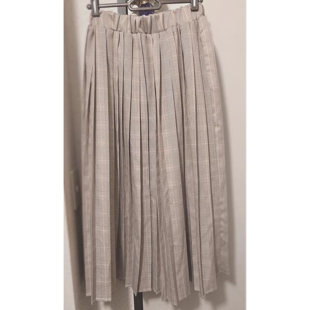 merlot(メルロー)のmerlot サスペンダー付きプリーツスカート グレンチェック レディースのスカート(ロングスカート)の商品写真