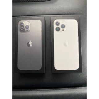 アップル(Apple)の【新品】iPhone13 Pro Max 256GB グラファイト&シルバー2台(スマートフォン本体)