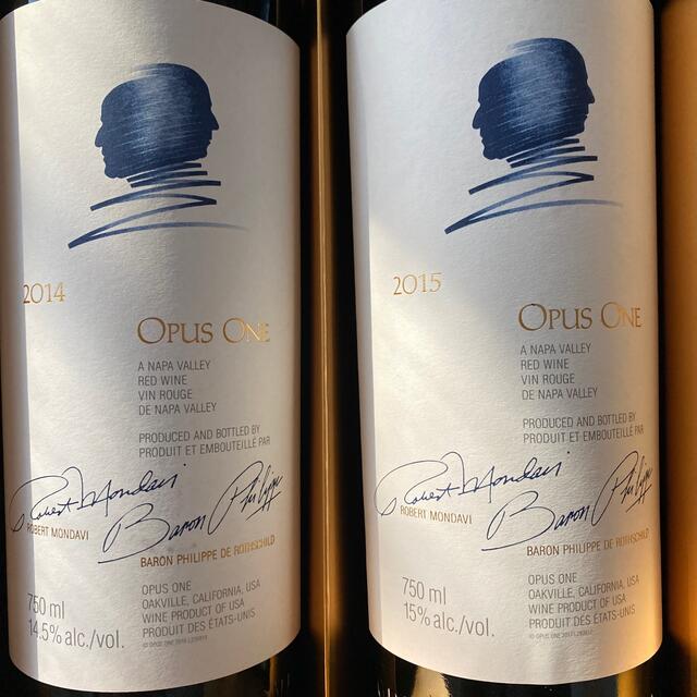 OPUS ONE オーパスワン2本セット 食品/飲料/酒の酒(ワイン)の商品写真