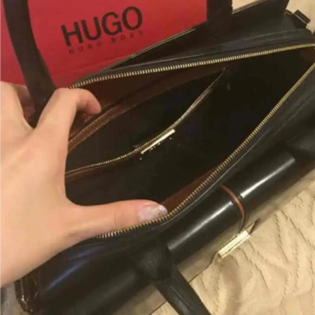 HUGO BOSS - 美品⭐︎HUGO BOSSハンドバッグの通販 by Ellie's shop｜ヒューゴボスならラクマ