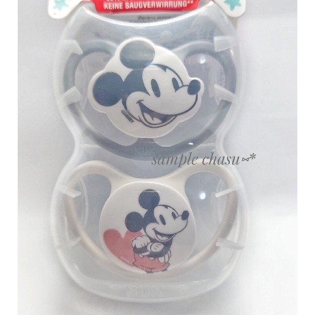 Disney(ディズニー)のNUK おしゃぶり ディズニー 2個セット ミッキーマウス 新品未使用正規品 キッズ/ベビー/マタニティの授乳/お食事用品(その他)の商品写真