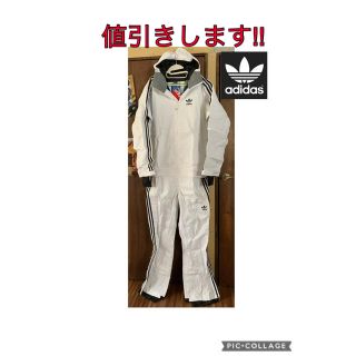 アディダス(adidas)の☆値引きしました！☆adidas アディダス2L ONE PIECE 白(ウエア/装備)