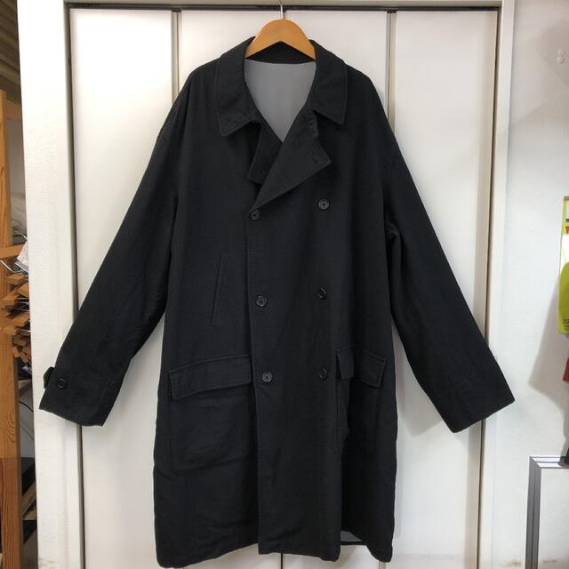Y's - 美品 Y's for men レトロ ビッグシルエット ウール コート(4)の