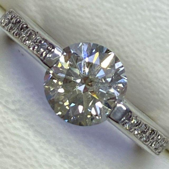 Pt900　ダイヤモンドリング　D1.52ct　D0.08ct　大粒ダイヤ レディースのアクセサリー(リング(指輪))の商品写真