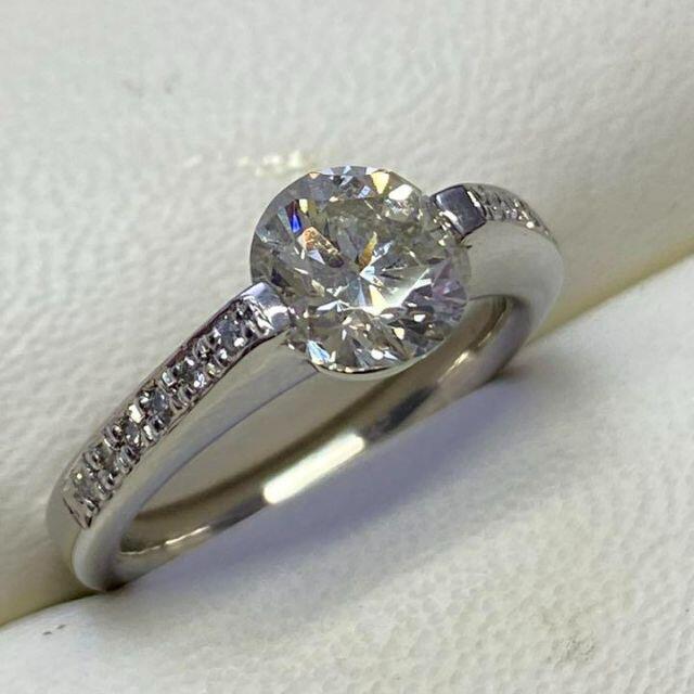 Pt900　ダイヤモンドリング　D1.52ct　D0.08ct　大粒ダイヤ レディースのアクセサリー(リング(指輪))の商品写真