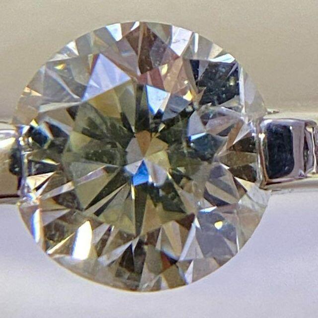 Pt900　ダイヤモンドリング　D1.52ct　D0.08ct　大粒ダイヤ レディースのアクセサリー(リング(指輪))の商品写真